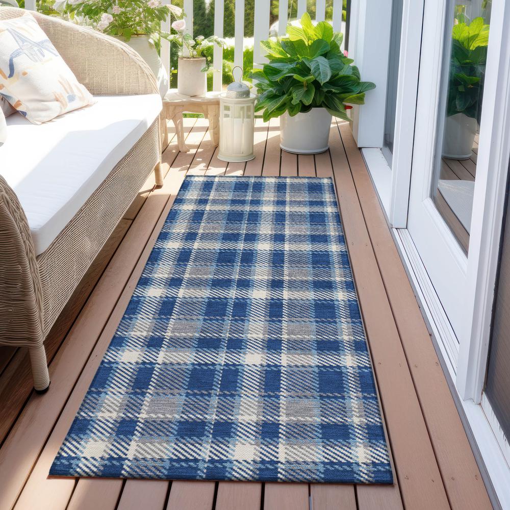 Chantille ACN563 Blue 2'3" x 7'6" Rug. Picture 7