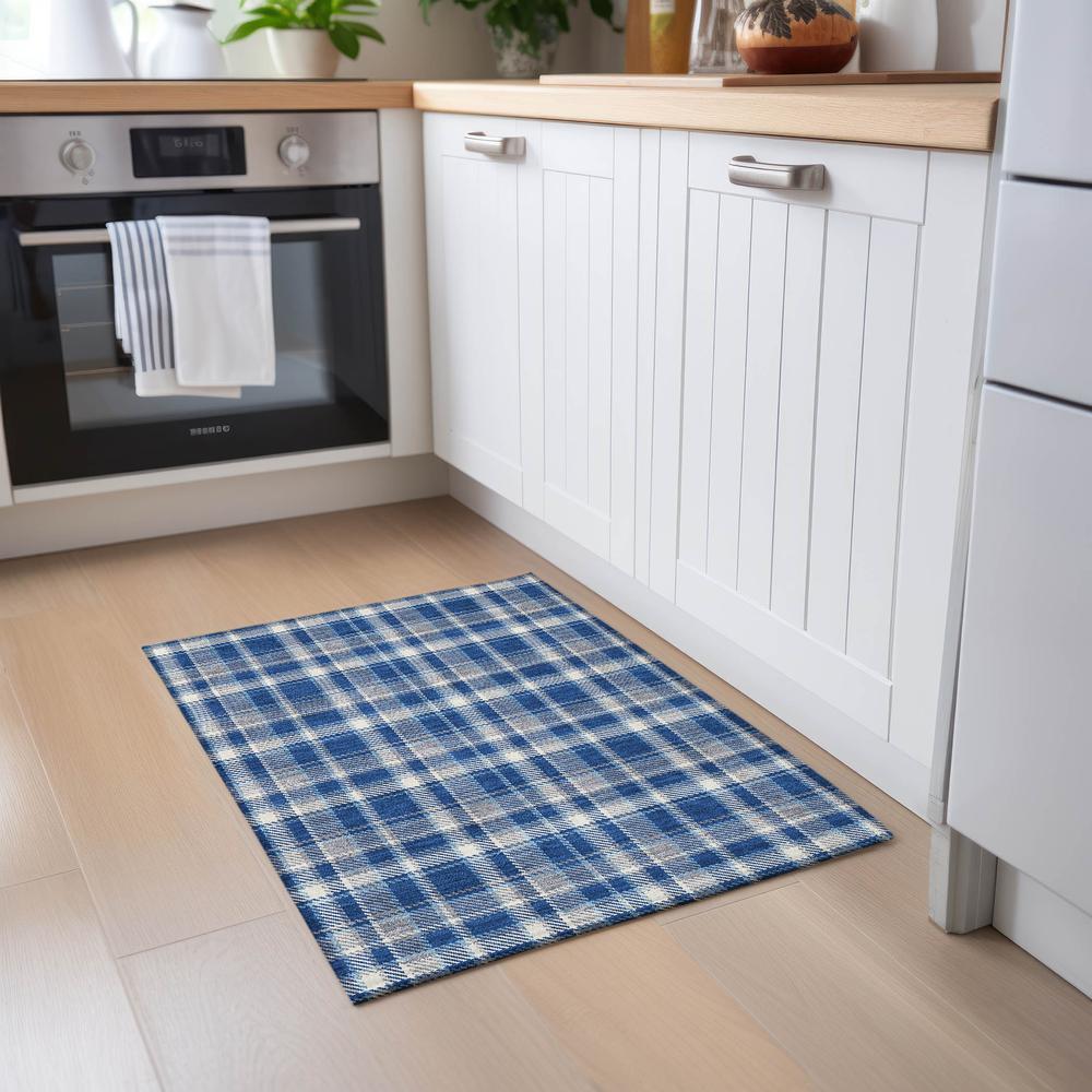 Chantille ACN563 Blue 1'8" x 2'6" Rug. Picture 6