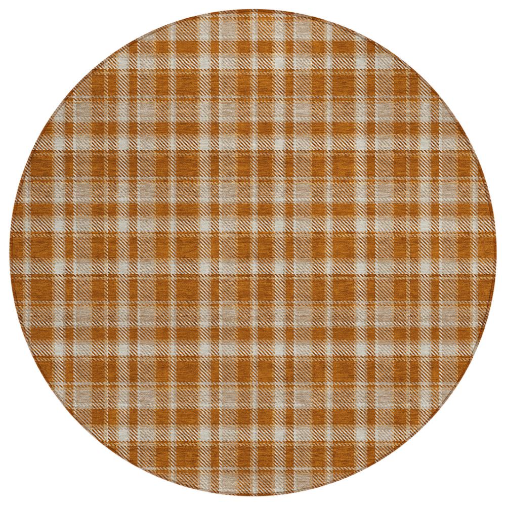 Chantille ACN563 Orange 8' x 8' Rug. Picture 1