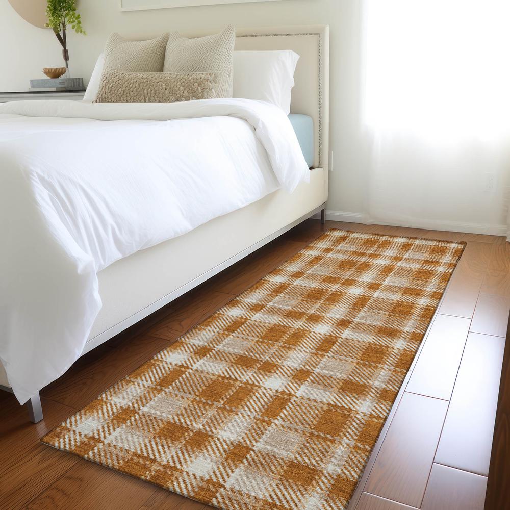 Chantille ACN563 Orange 2'3" x 7'6" Rug. Picture 6