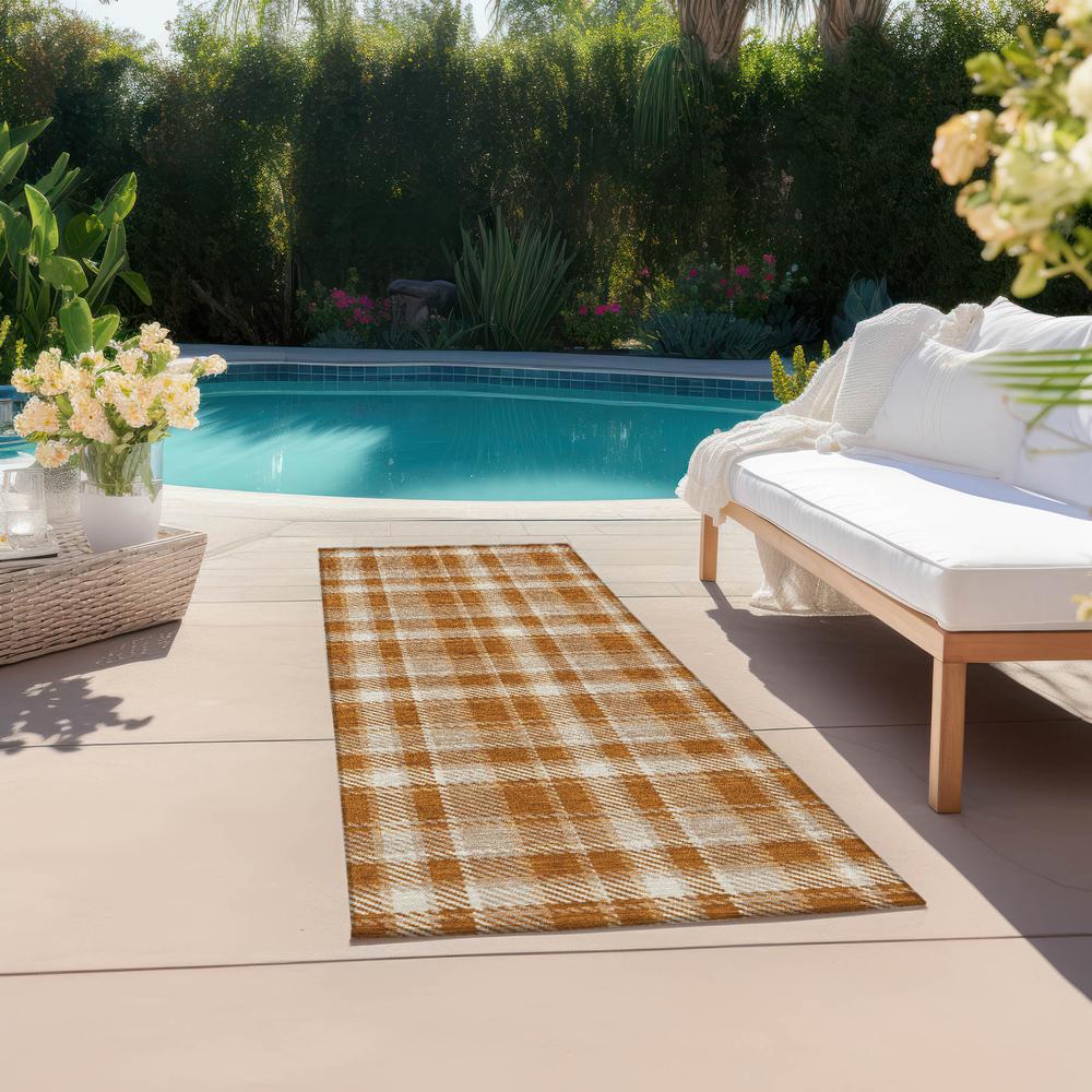 Chantille ACN563 Orange 2'3" x 7'6" Rug. Picture 7