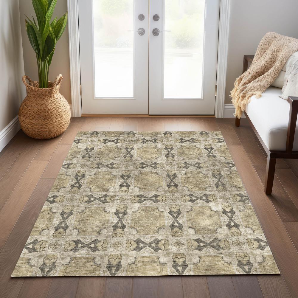Chantille ACN564 Brown 2'6" x 3'10" Rug. Picture 7