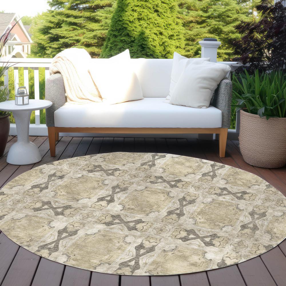 Chantille ACN564 Brown 8' x 8' Rug. Picture 7