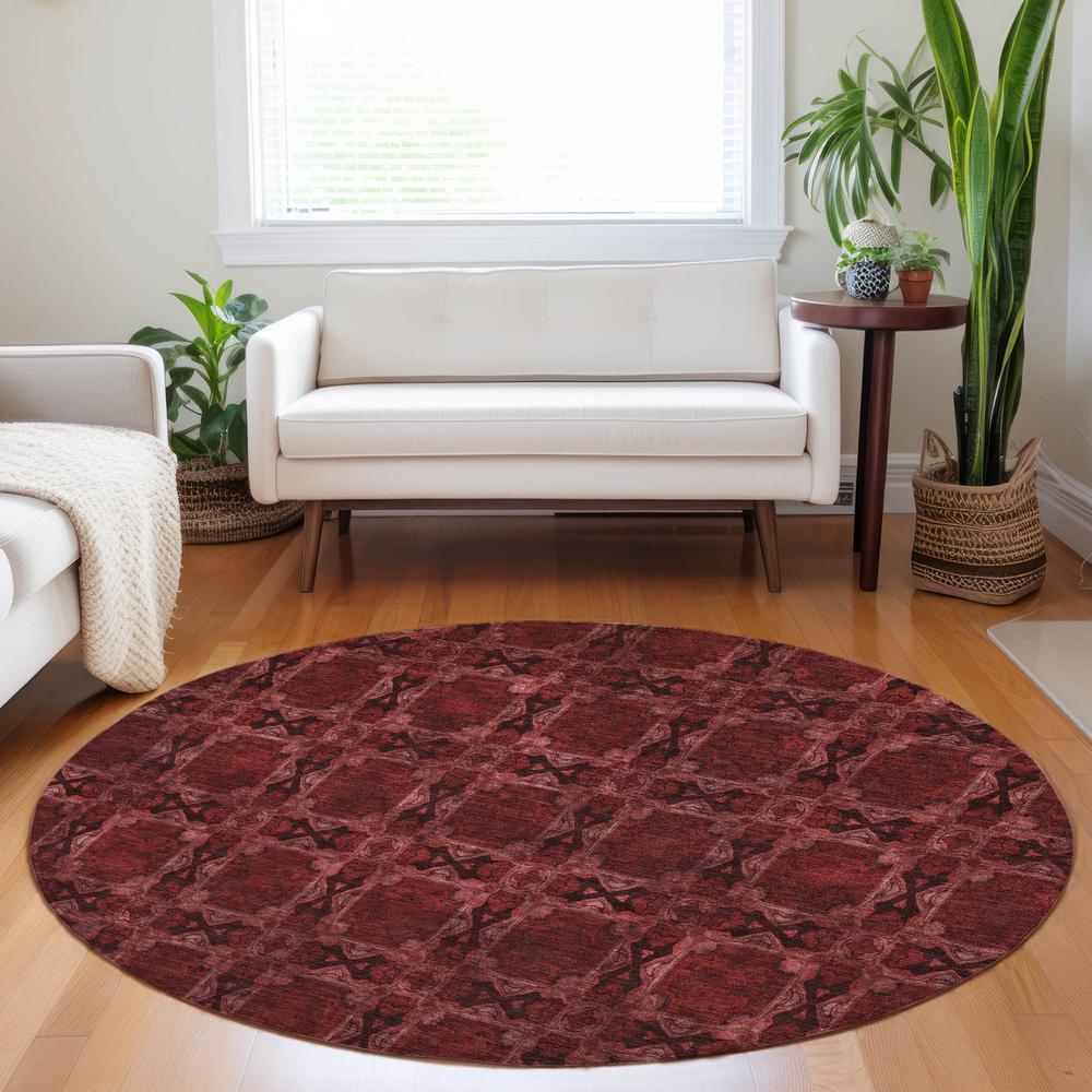 Chantille ACN564 Red 8' x 8' Rug. Picture 6
