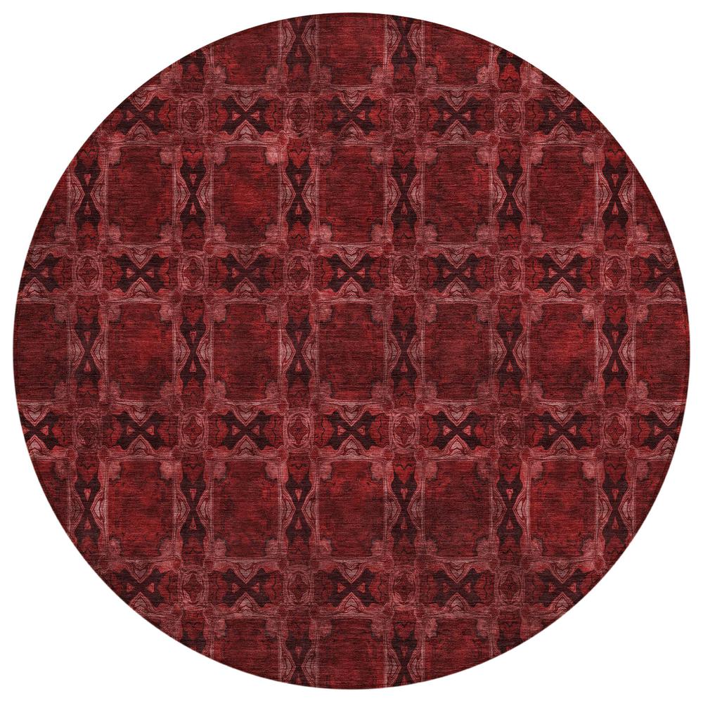 Chantille ACN564 Red 8' x 8' Rug. Picture 1