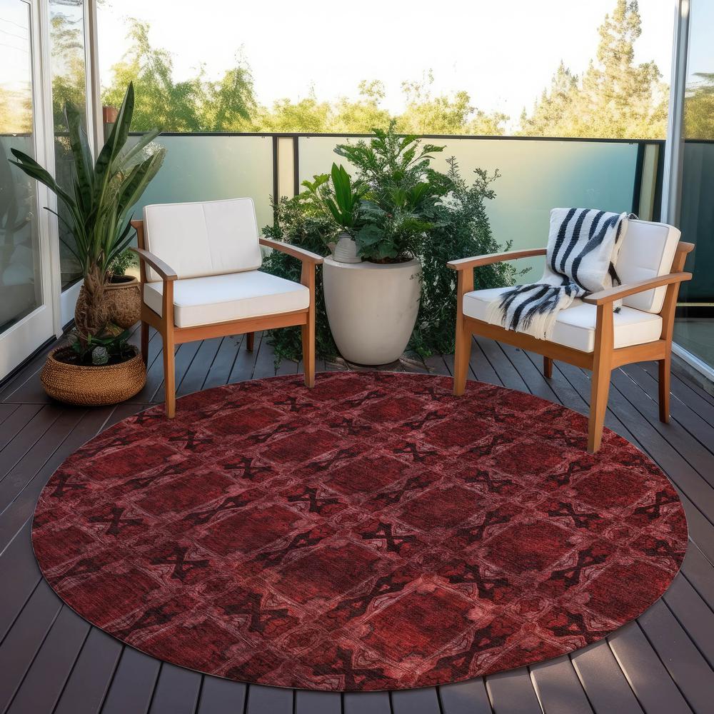Chantille ACN564 Red 8' x 8' Rug. Picture 7
