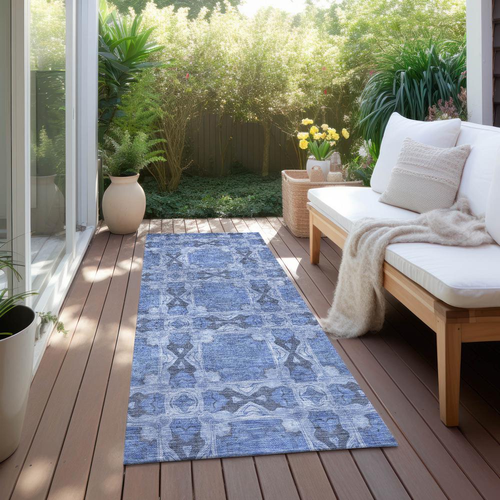 Chantille ACN564 Blue 2'3" x 7'6" Rug. Picture 7