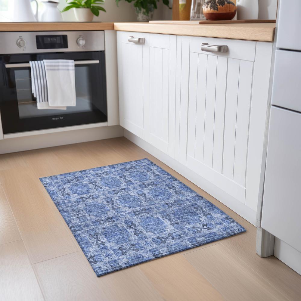 Chantille ACN564 Blue 1'8" x 2'6" Rug. Picture 6