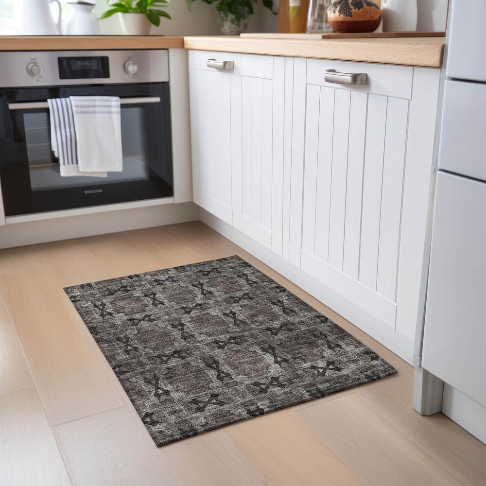 Chantille ACN564 Gray 1'8" x 2'6" Rug. Picture 6