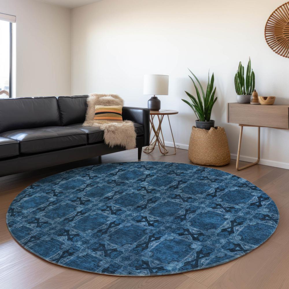 Chantille ACN564 Blue 8' x 8' Rug. Picture 6