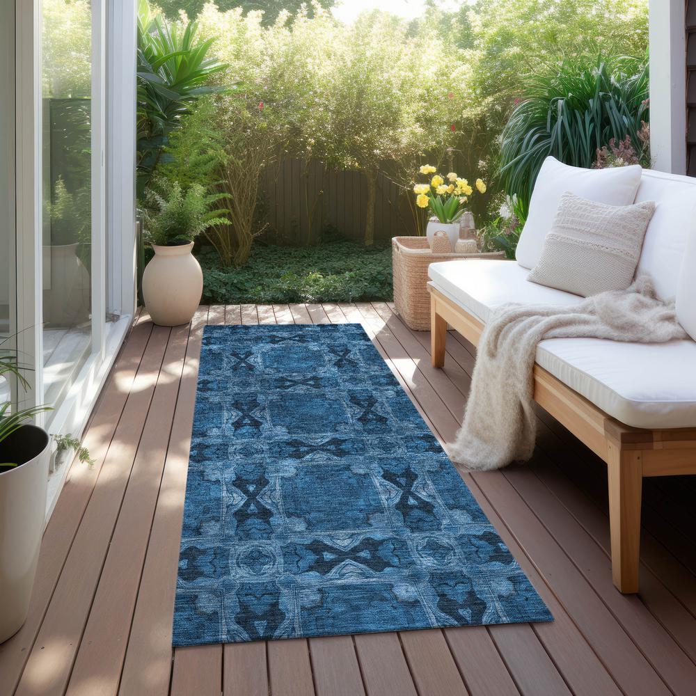 Chantille ACN564 Blue 2'3" x 7'6" Rug. Picture 7