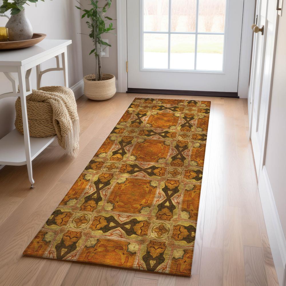 Chantille ACN564 Orange 2'3" x 7'6" Rug. Picture 6