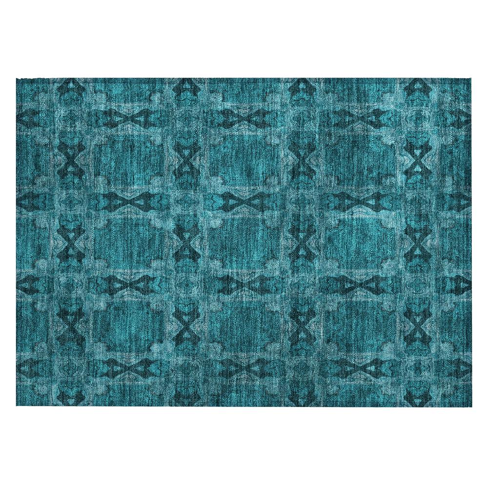Chantille ACN564 Teal 1'8" x 2'6" Rug. Picture 1