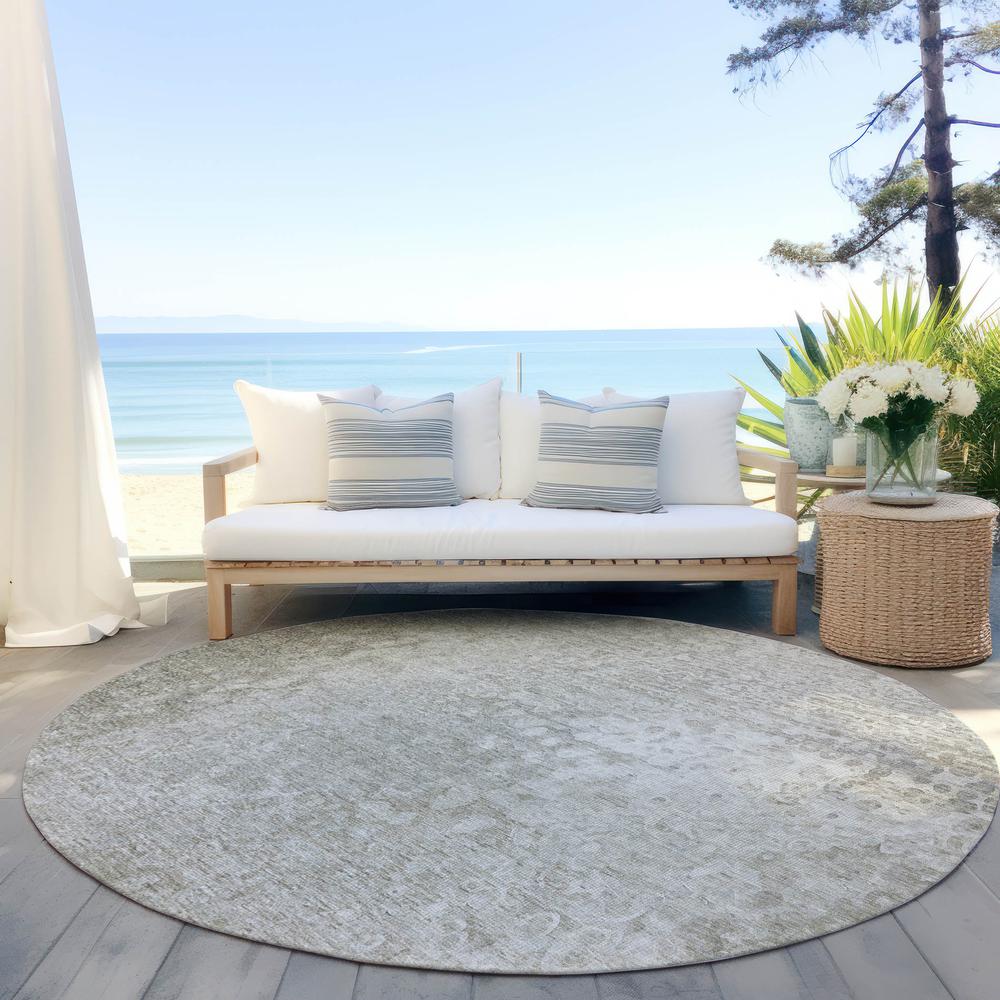 Chantille ACN565 Brown 8' x 8' Rug. Picture 7