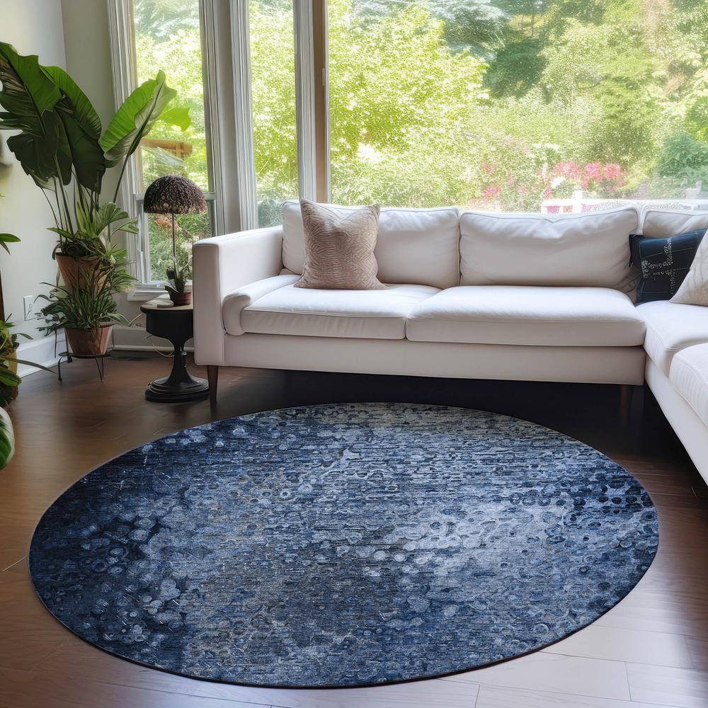 Chantille ACN565 Blue 8' x 8' Rug. Picture 6