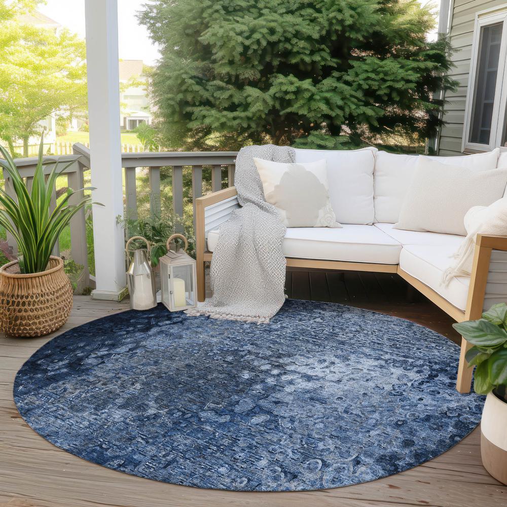 Chantille ACN565 Blue 8' x 8' Rug. Picture 7