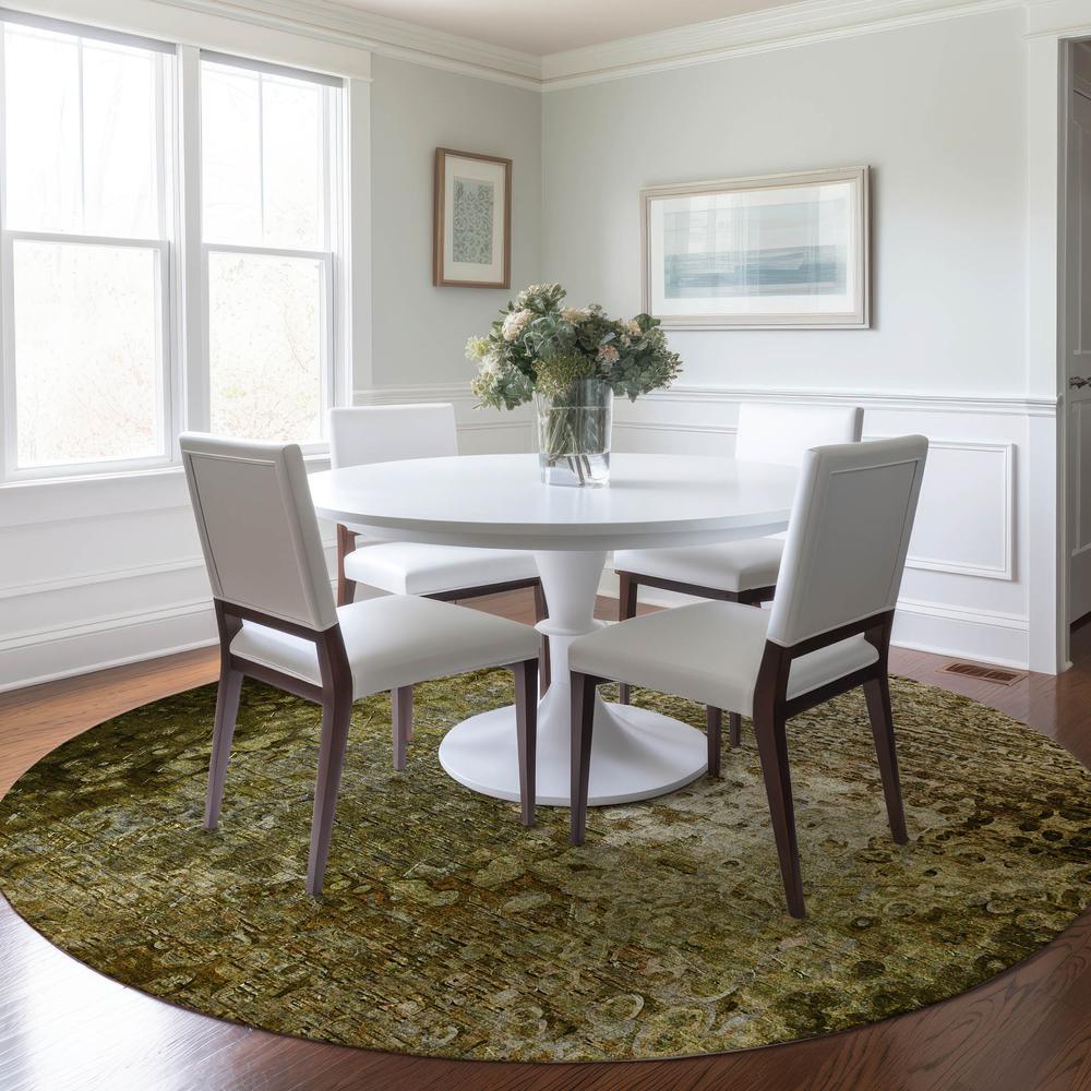 Chantille ACN565 Brown 8' x 8' Rug. Picture 7