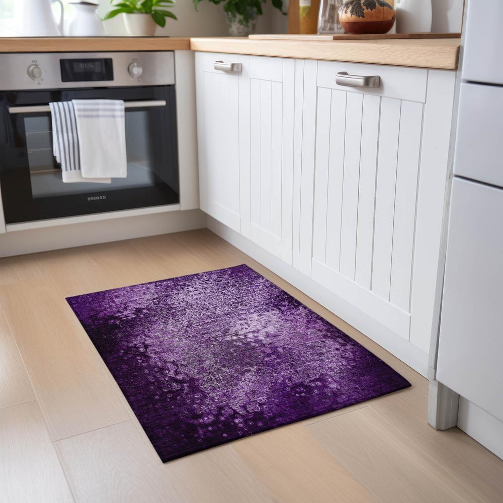 Chantille ACN565 Purple 1'8" x 2'6" Rug. Picture 6