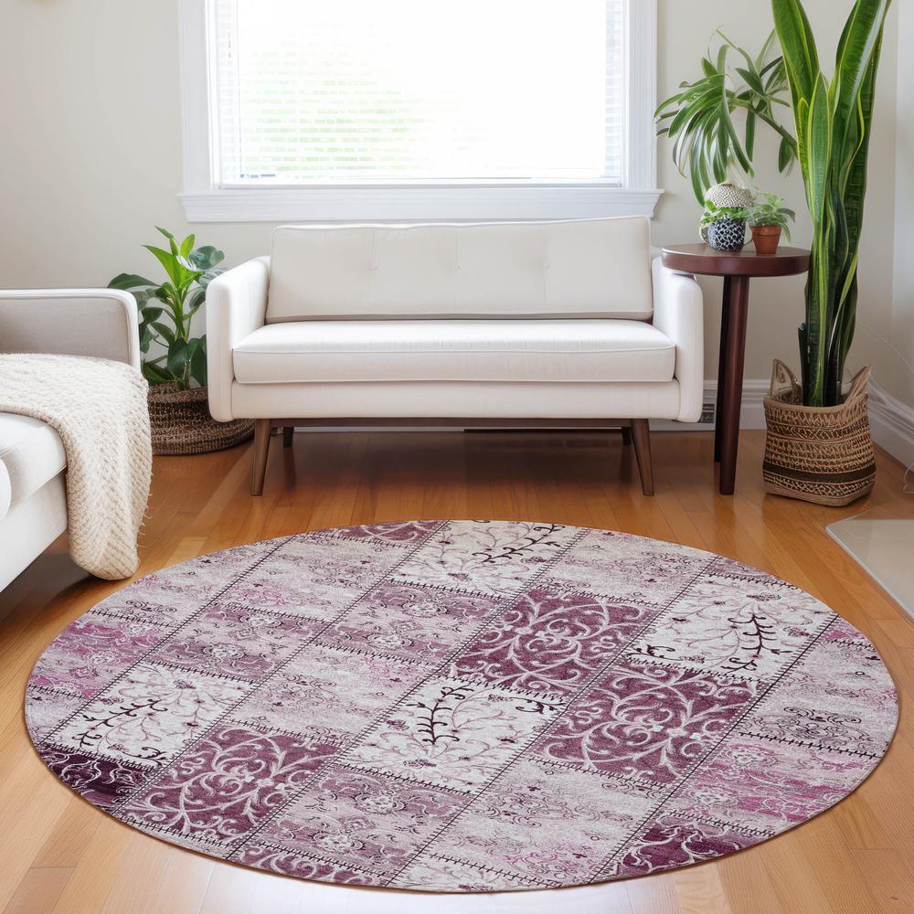 Chantille ACN566 Red 8' x 8' Rug. Picture 6