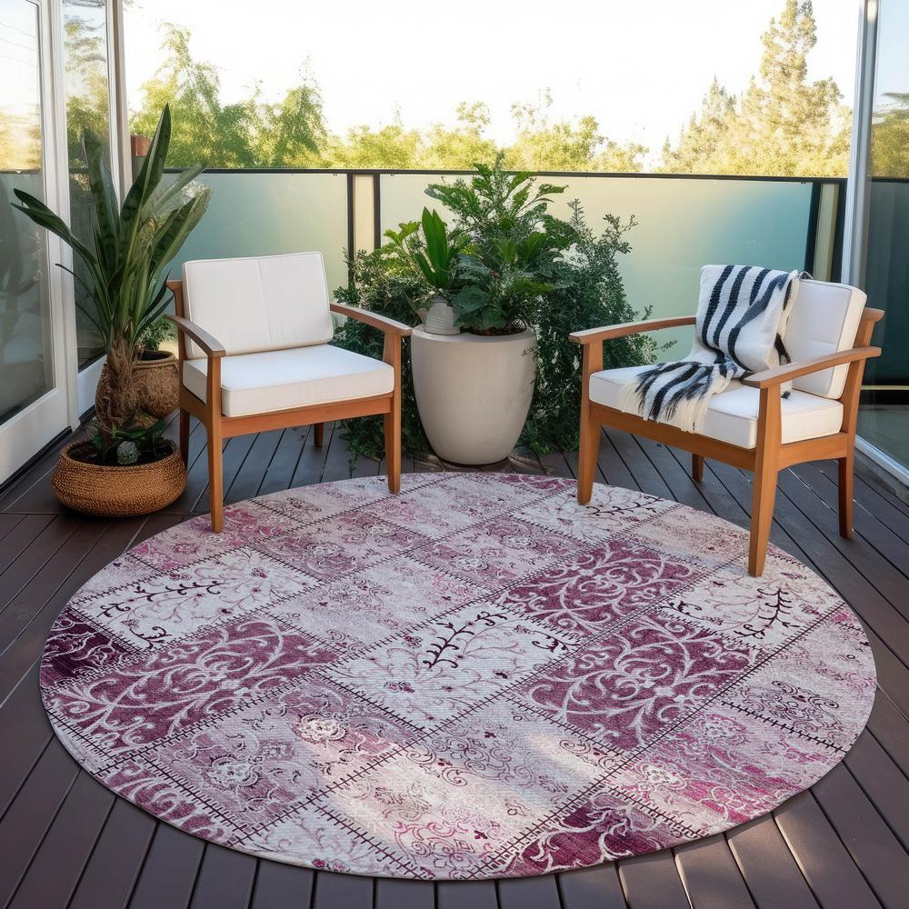 Chantille ACN566 Red 8' x 8' Rug. Picture 7