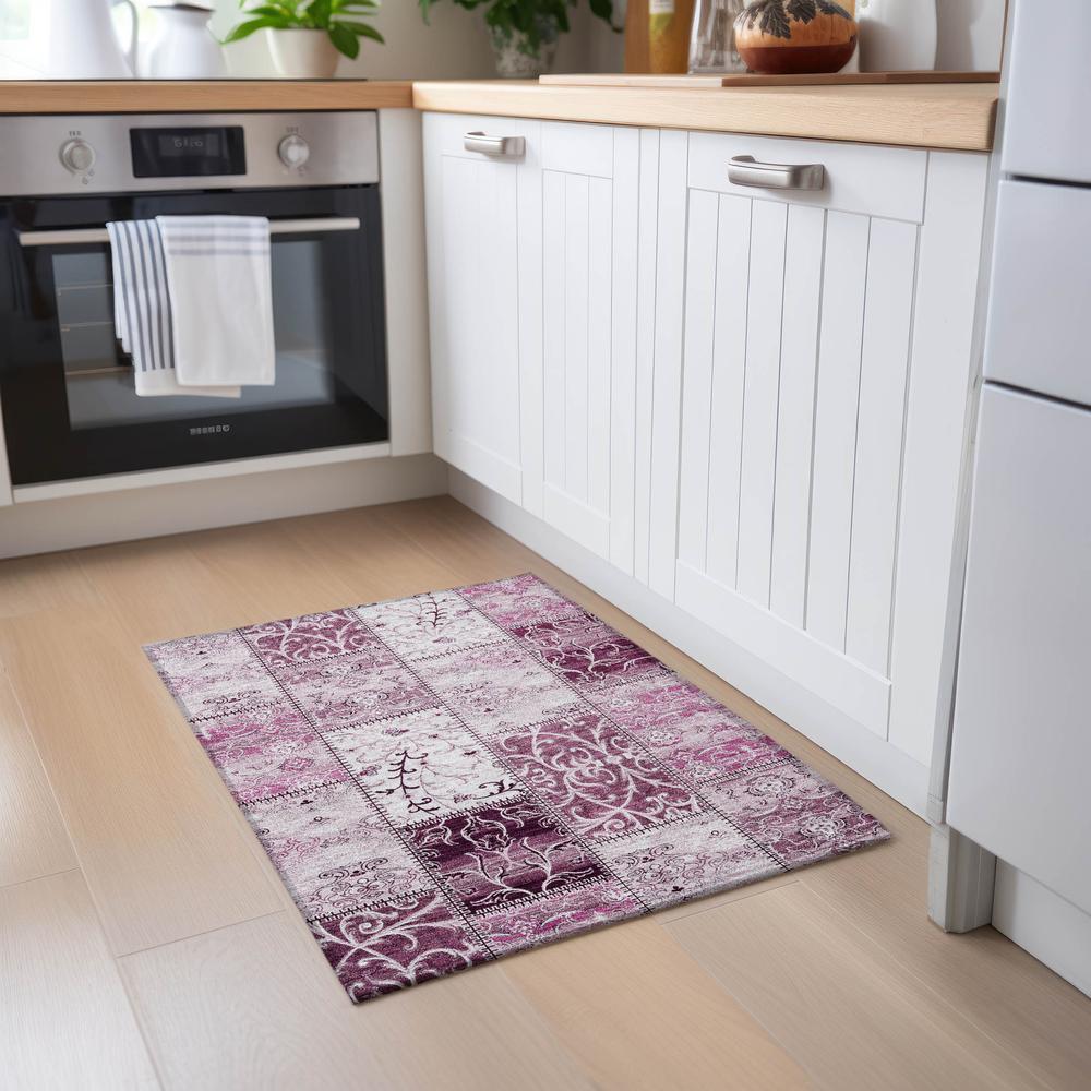 Chantille ACN566 Red 1'8" x 2'6" Rug. Picture 6