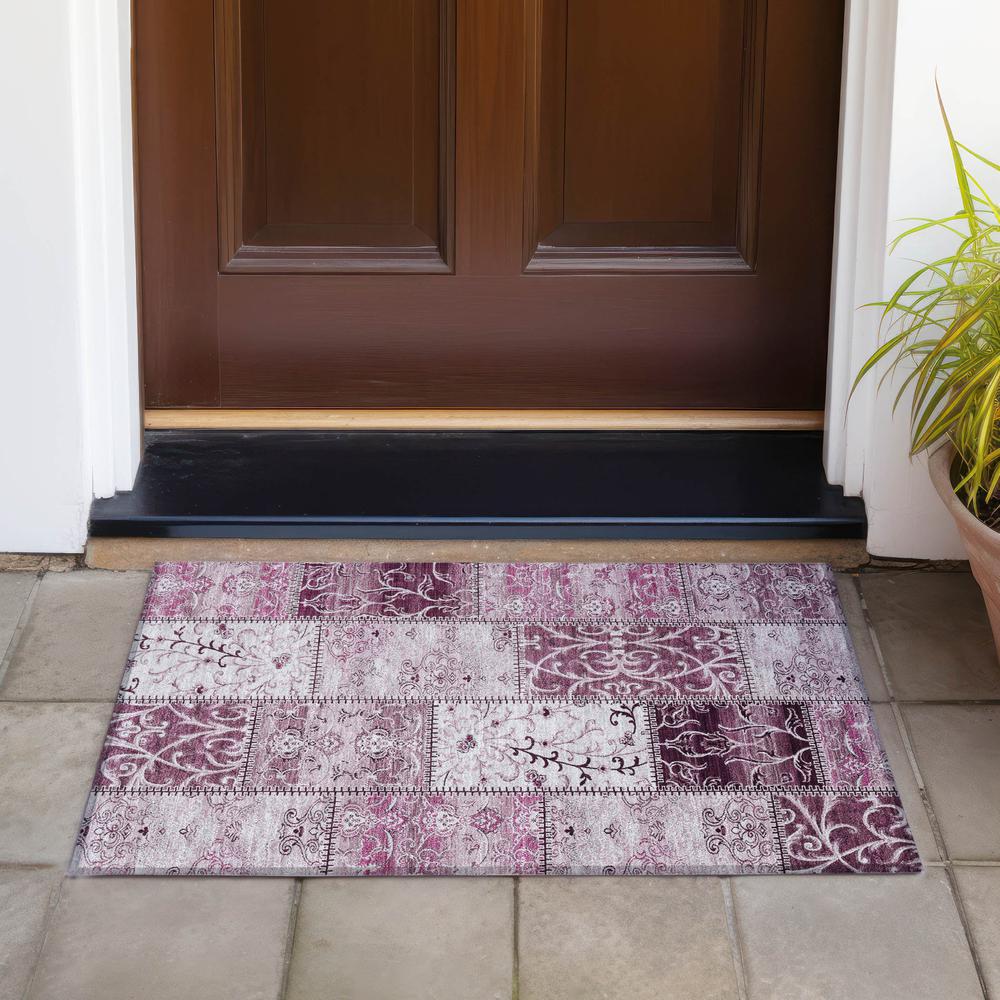 Chantille ACN566 Red 1'8" x 2'6" Rug. Picture 7