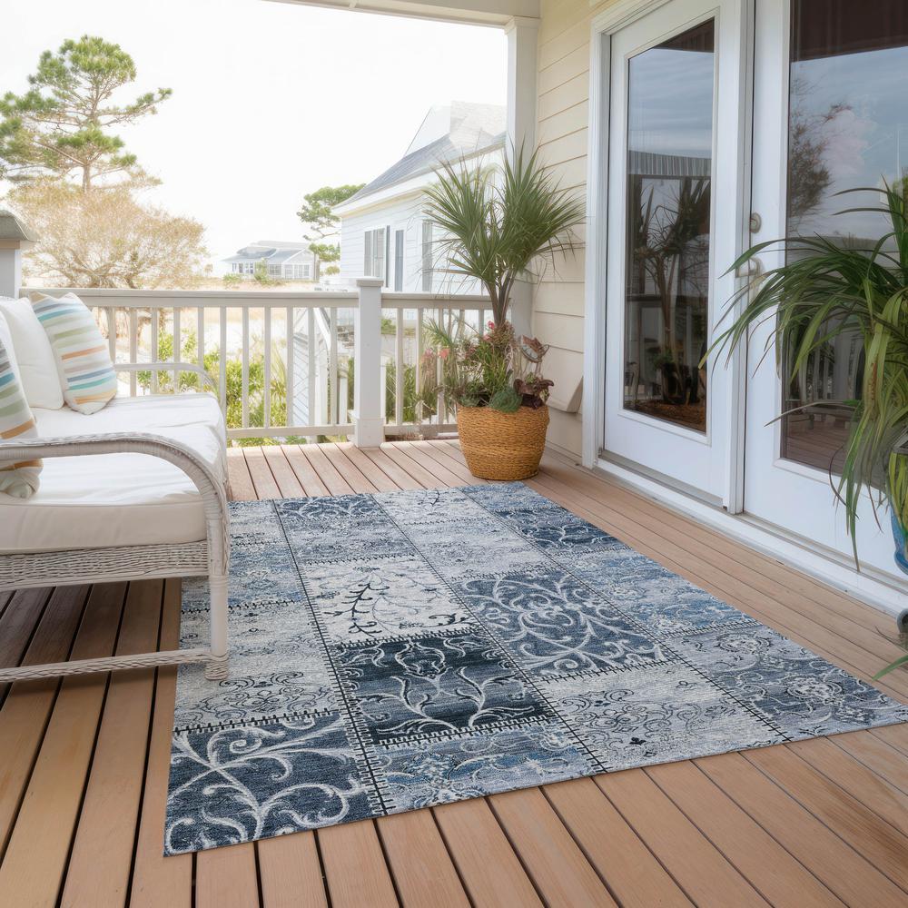 Chantille ACN566 Blue 2'6" x 3'10" Rug. Picture 8