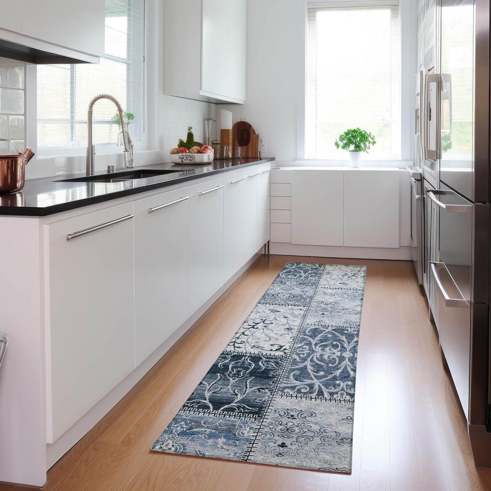 Chantille ACN566 Blue 2'3" x 7'6" Rug. Picture 6