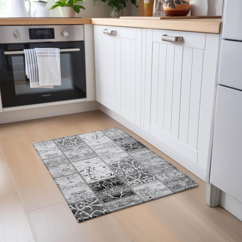 Chantille ACN566 Gray 1'8" x 2'6" Rug. Picture 6