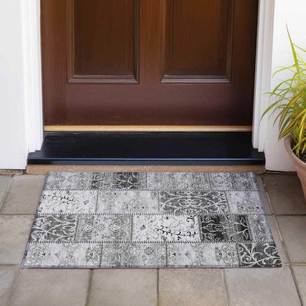 Chantille ACN566 Gray 1'8" x 2'6" Rug. Picture 7