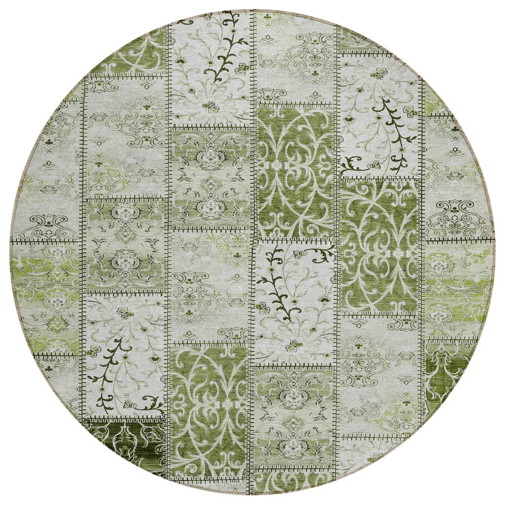 Chantille ACN566 Green 8' x 8' Rug. Picture 1