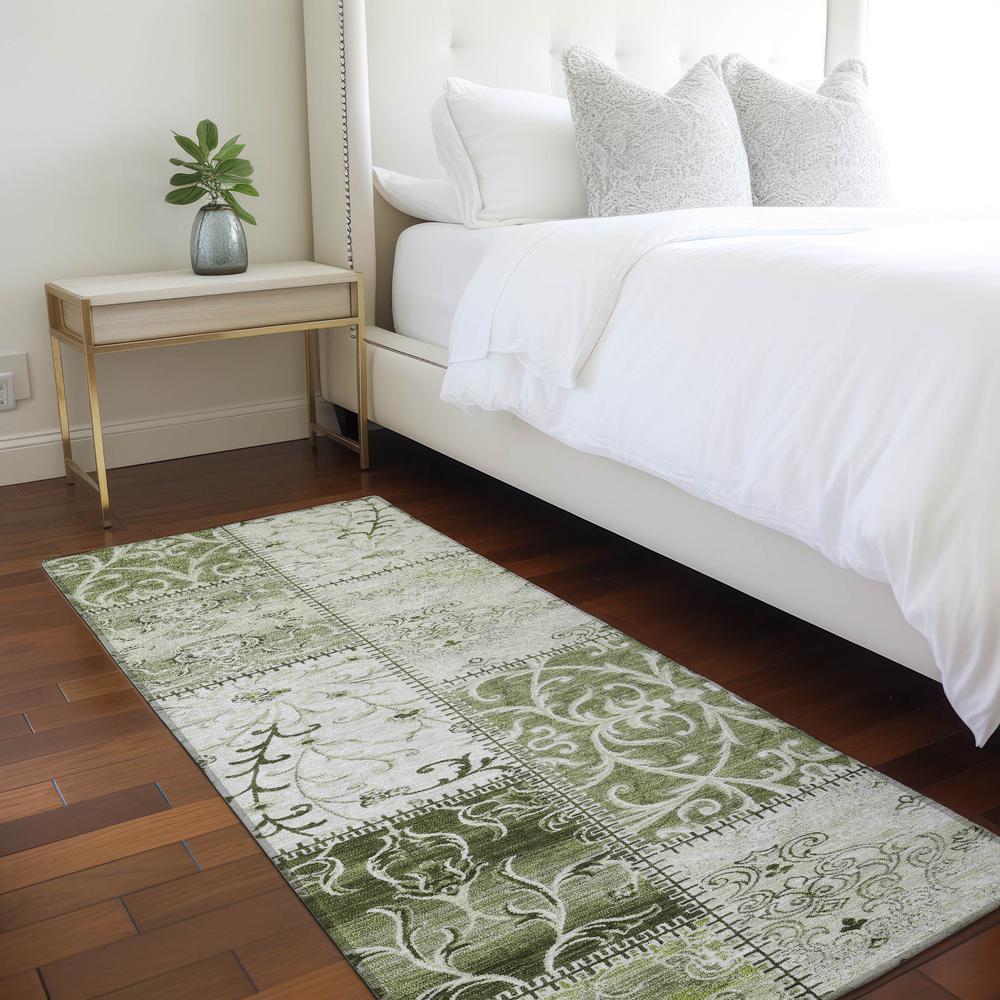 Chantille ACN566 Green 2'3" x 7'6" Rug. Picture 6