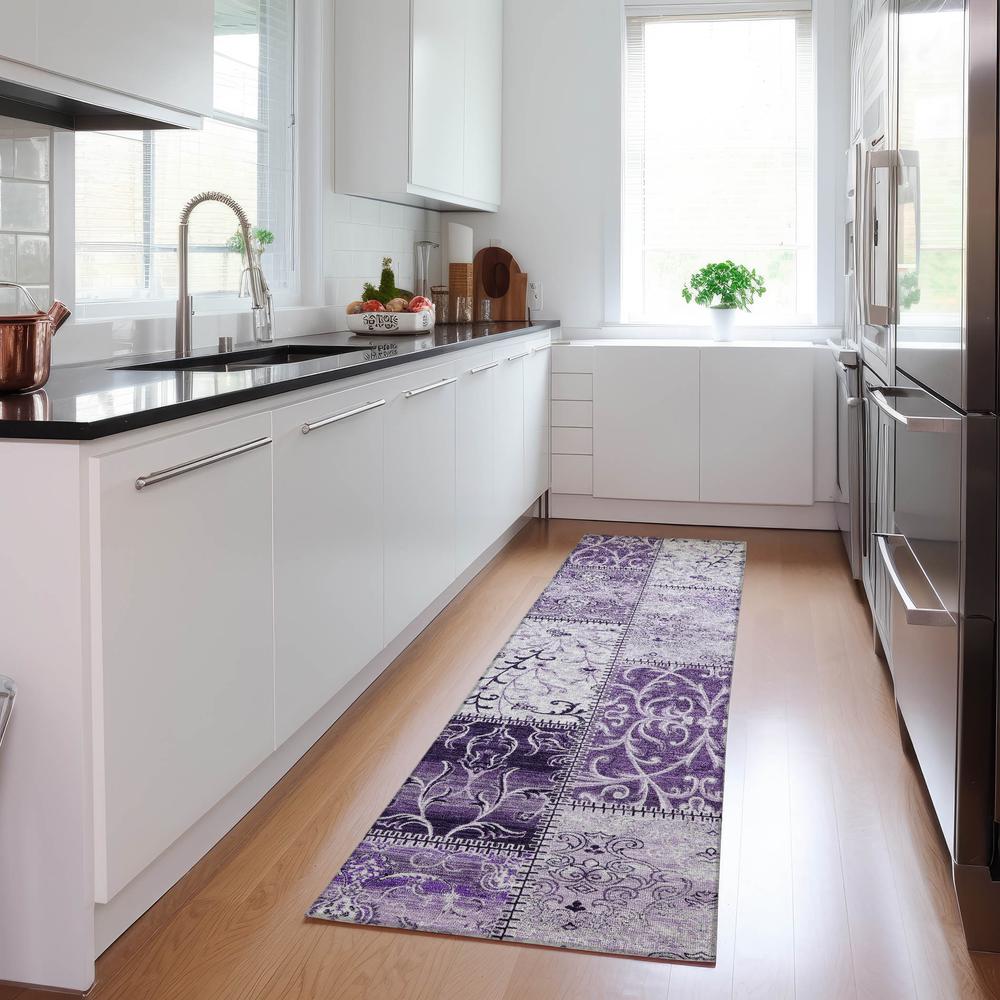 Chantille ACN566 Purple 2'3" x 7'6" Rug. Picture 6