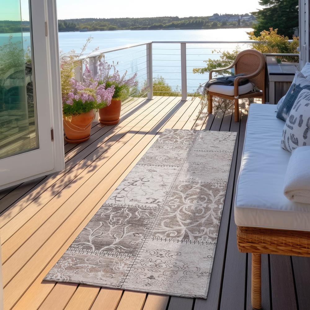 Chantille ACN566 Brown 2'3" x 7'6" Rug. Picture 7