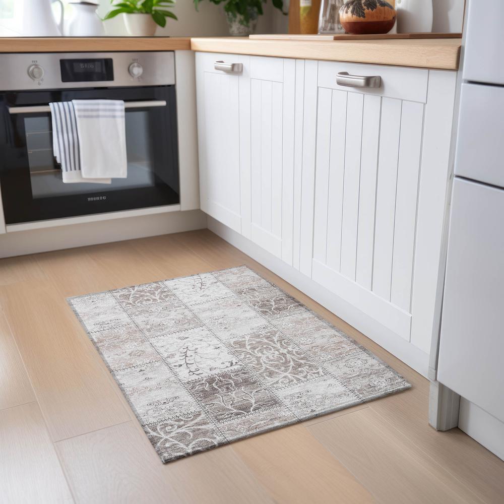 Chantille ACN566 Brown 1'8" x 2'6" Rug. Picture 6