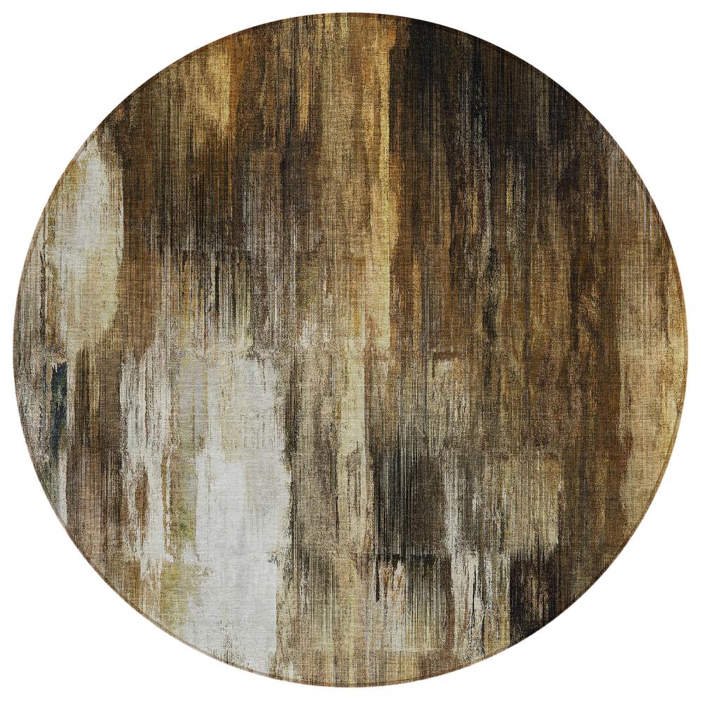 Chantille ACN567 Brown 8' x 8' Rug. Picture 1