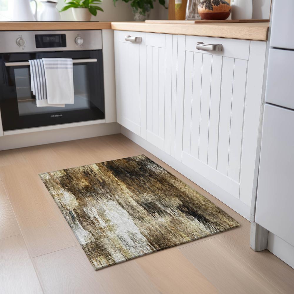 Chantille ACN567 Brown 1'8" x 2'6" Rug. Picture 6