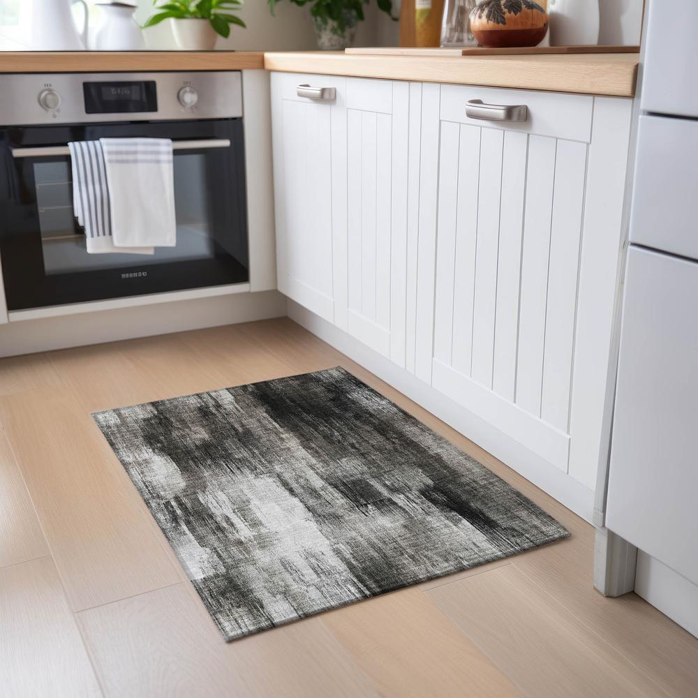 Chantille ACN567 Gray 1'8" x 2'6" Rug. Picture 7