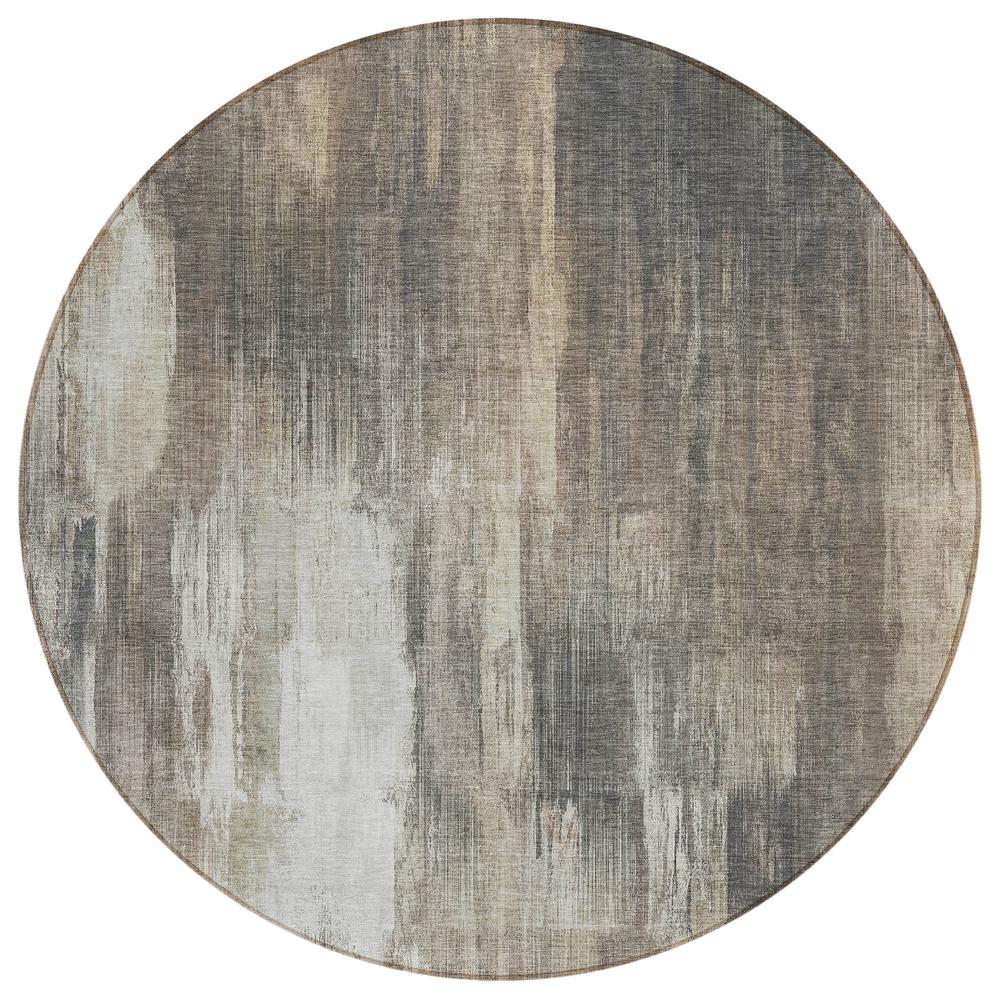 Chantille ACN567 Brown 8' x 8' Rug. Picture 1