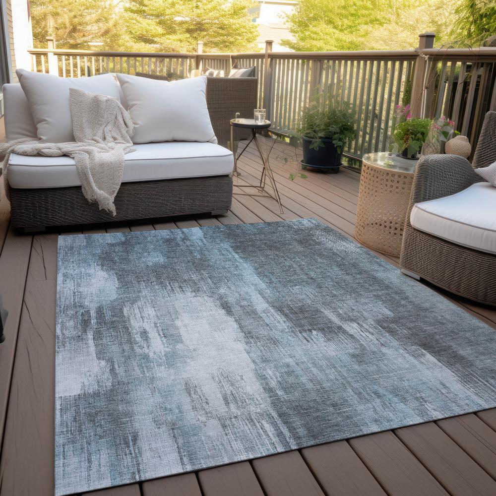 Chantille ACN567 Teal 2'6" x 3'10" Rug. Picture 8