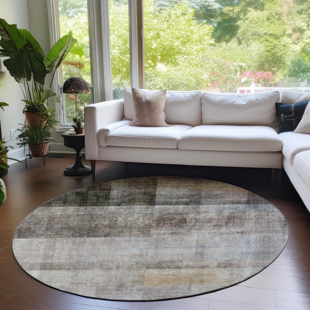 Chantille ACN568 Brown 8' x 8' Rug. Picture 7