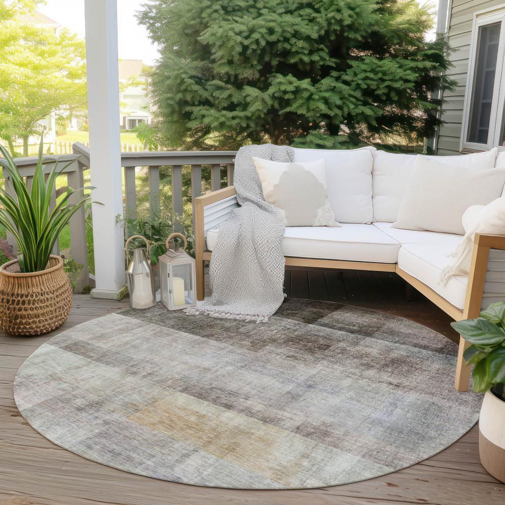 Chantille ACN568 Brown 8' x 8' Rug. Picture 8