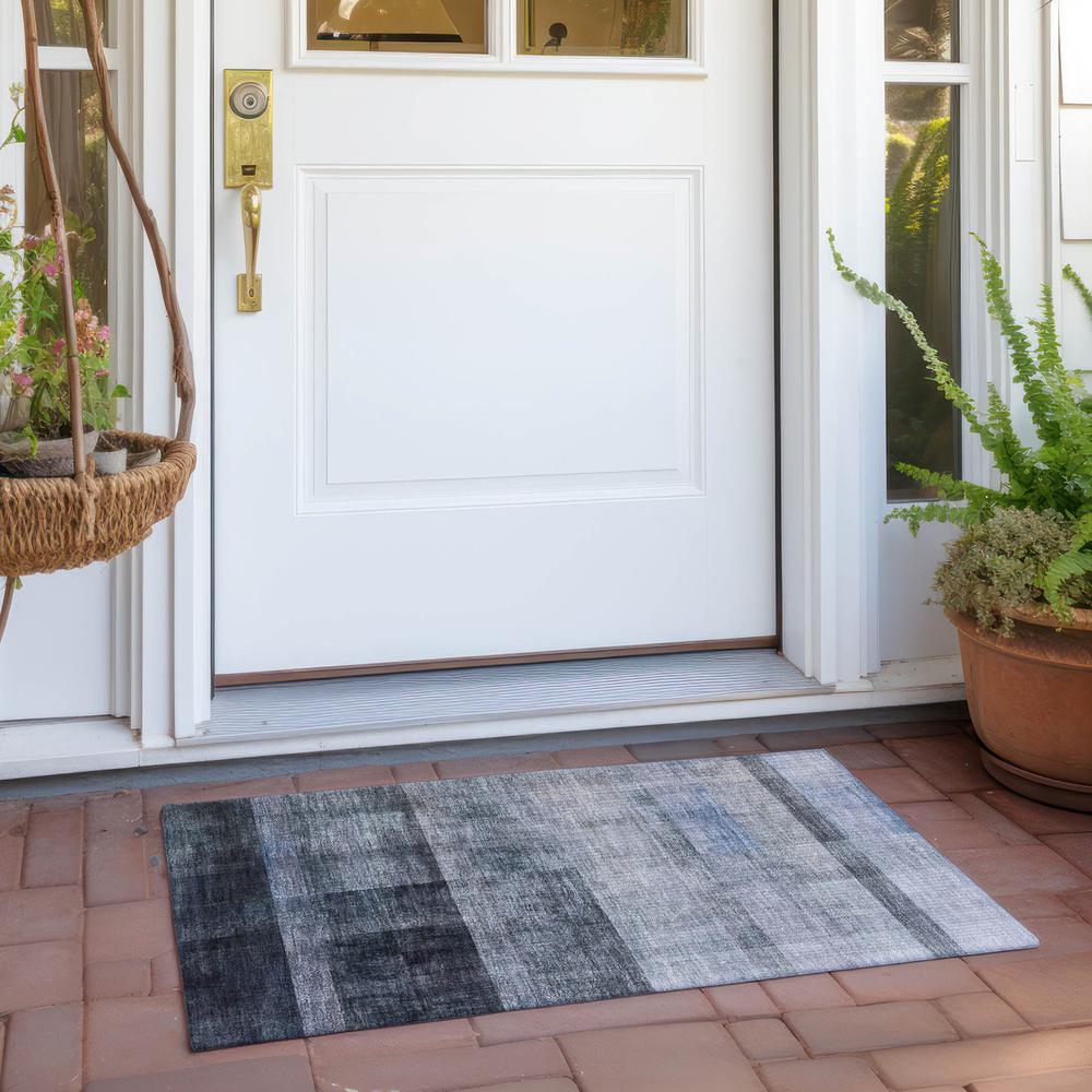 Chantille ACN568 Blue 1'8" x 2'6" Rug. Picture 7