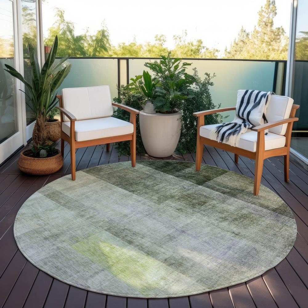 Chantille ACN568 Green 8' x 8' Rug. Picture 7