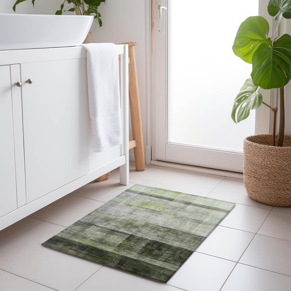 Chantille ACN568 Green 1'8" x 2'6" Rug. Picture 6
