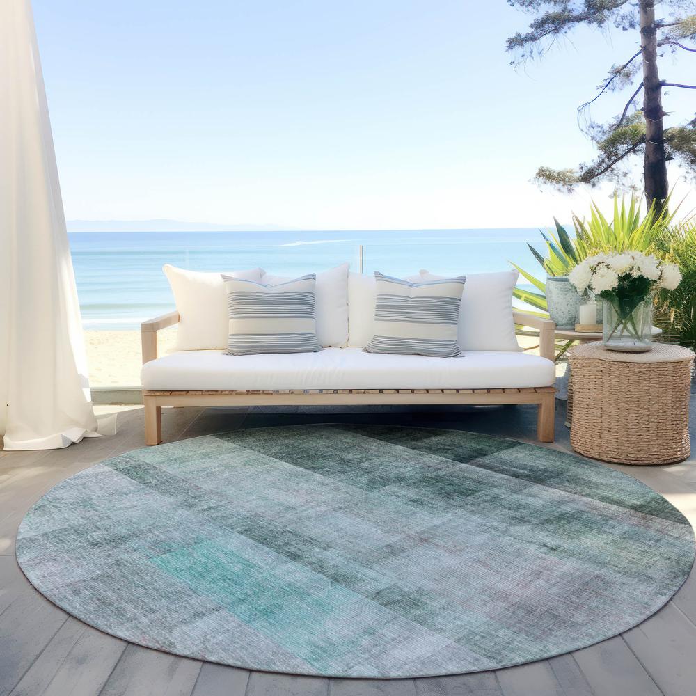 Chantille ACN568 Teal 8' x 8' Rug. Picture 8