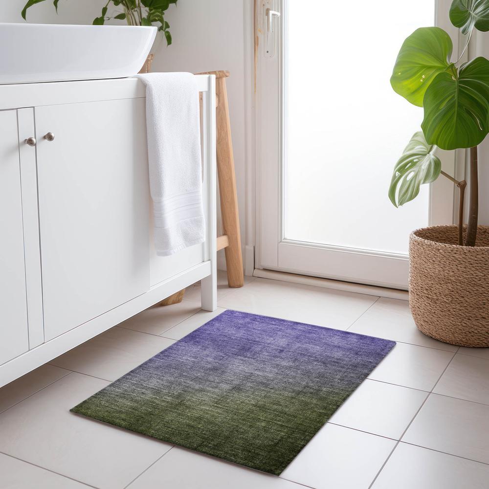 Chantille ACN569 Green 1'8" x 2'6" Rug. Picture 6