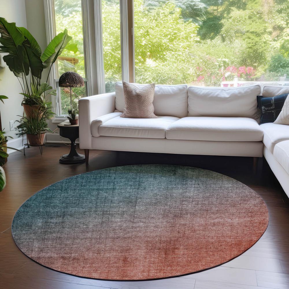 Chantille ACN569 Teal 8' x 8' Rug. Picture 6