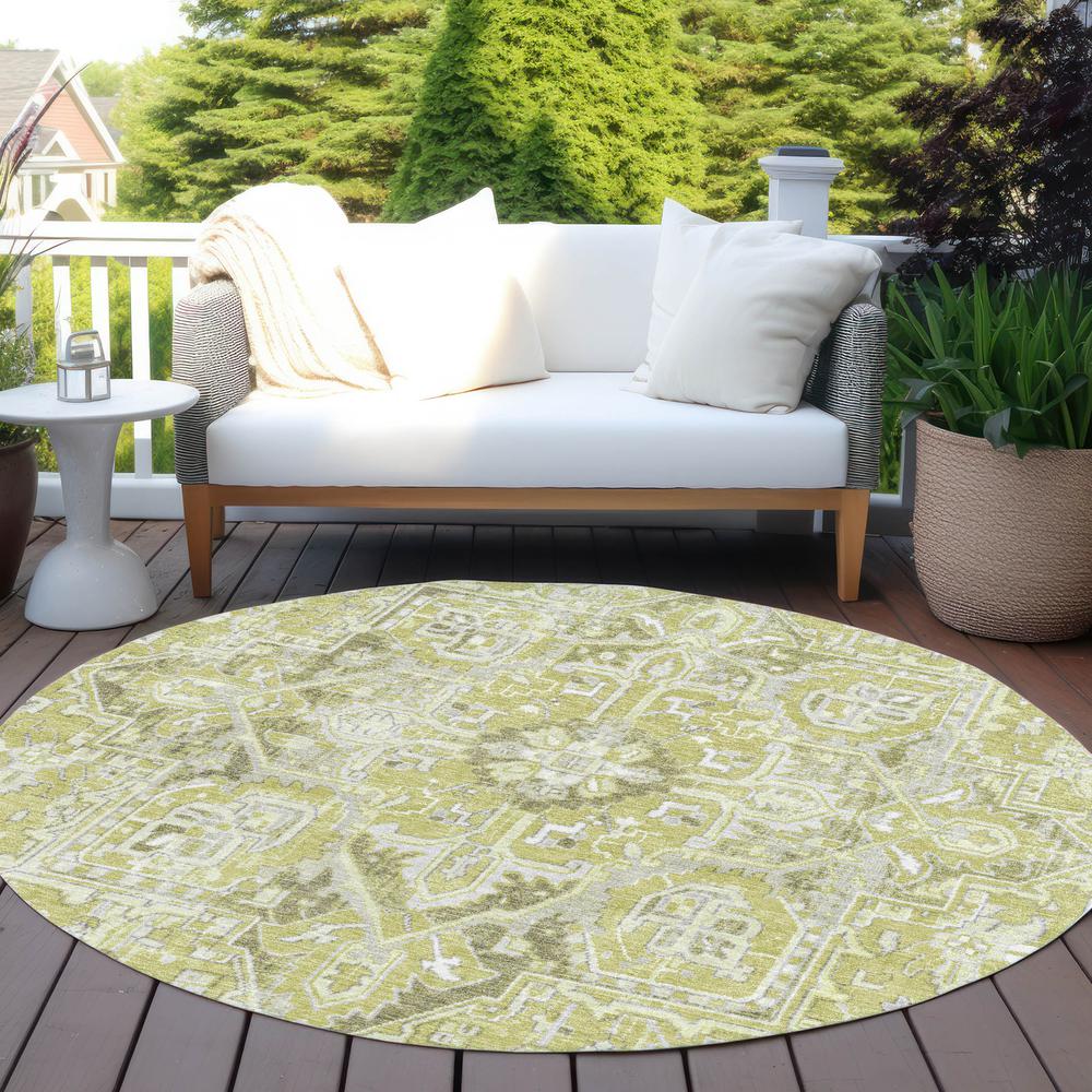 Chantille ACN570 Green 8' x 8' Rug. Picture 7