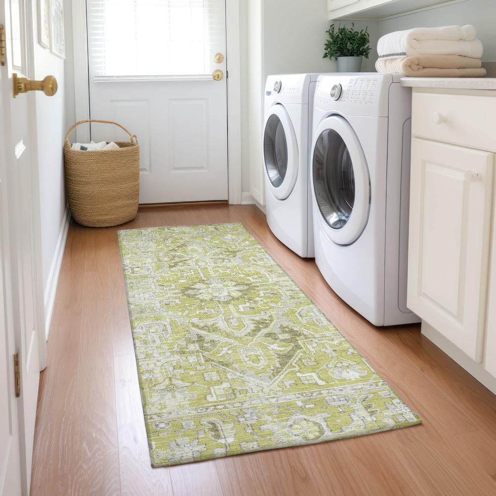 Chantille ACN570 Green 2'3" x 7'6" Rug. Picture 6